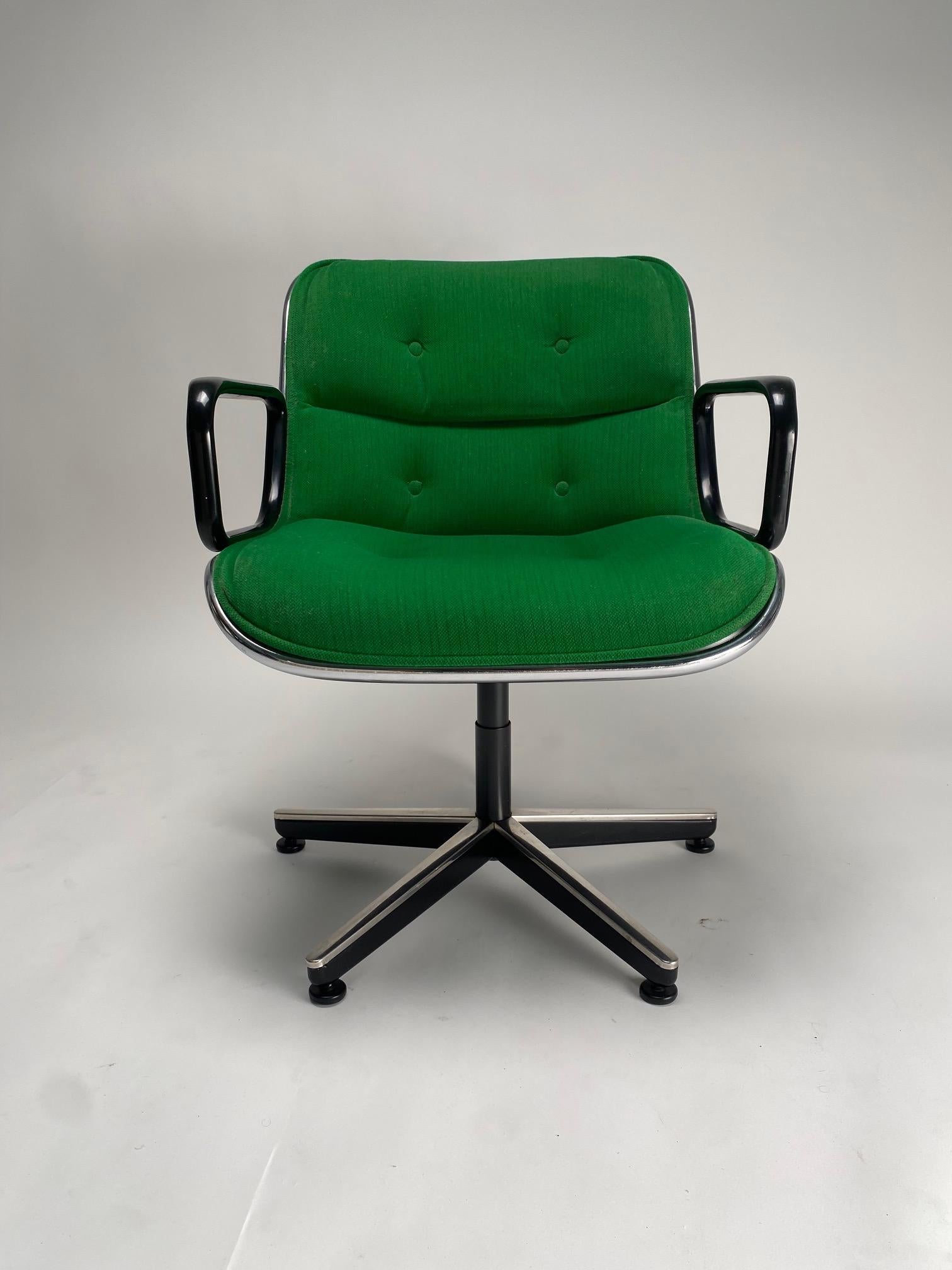 Executive office chair by Charles Pollock, Knoll, 1960s For Sale 5