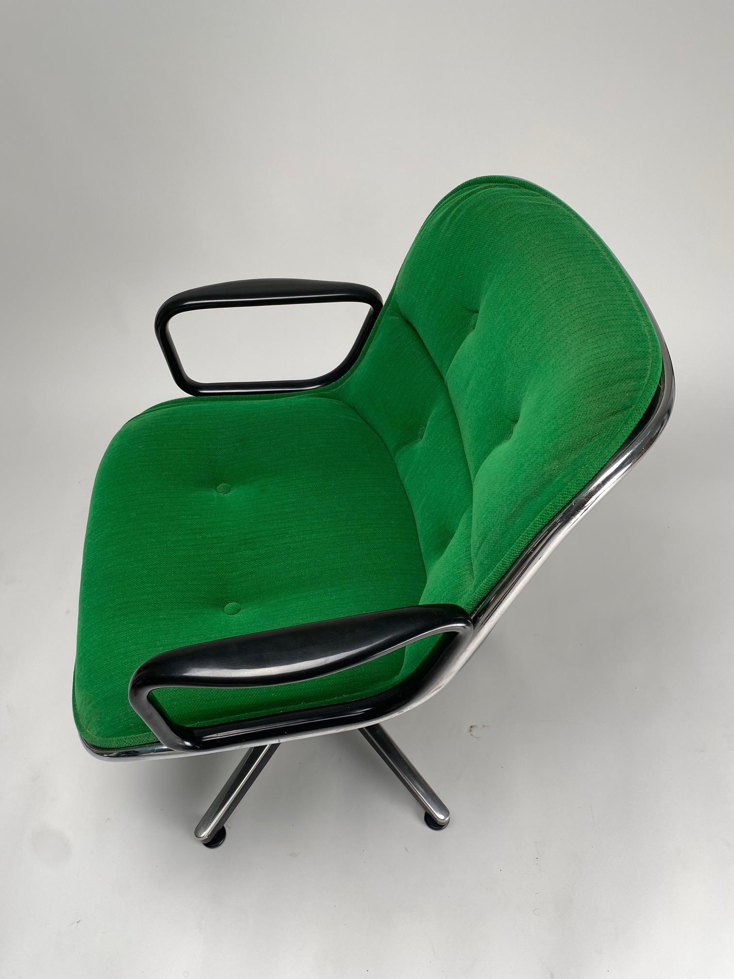 Executive office chair by Charles Pollock, Knoll, 1960s For Sale 6