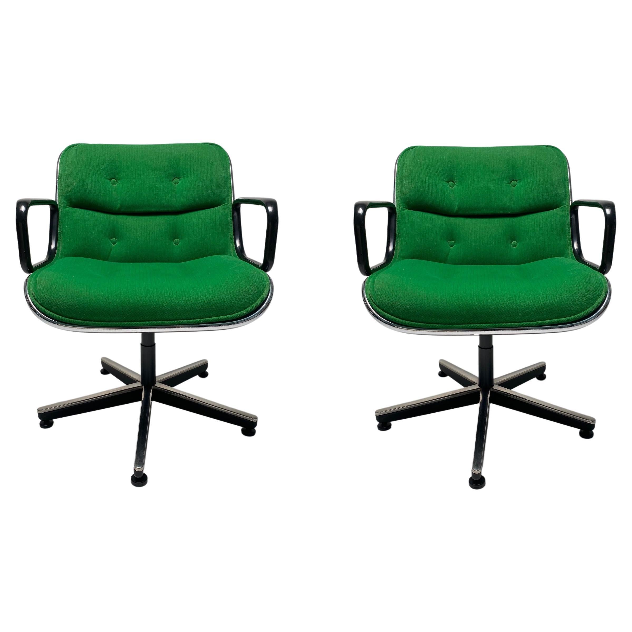 Executive office chair by Charles Pollock, Knoll, 1960s