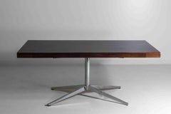 Executive partner desk in rosewood by Florence Knoll, 1970s