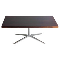 Executive partner desk in rosewood by Florence Knoll, 1970s