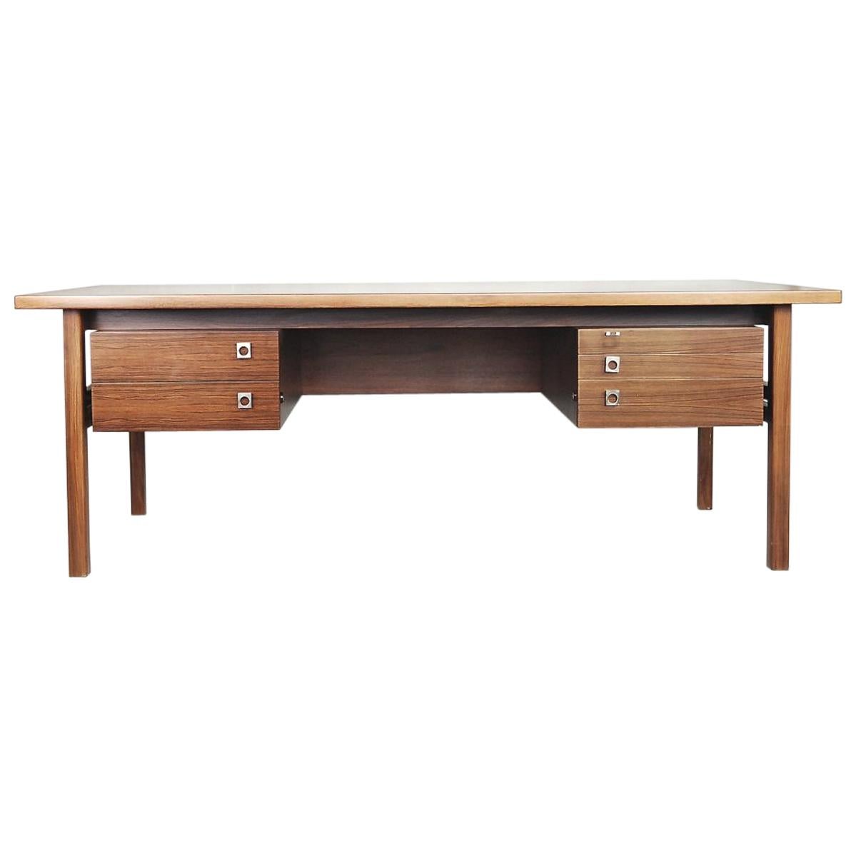 Executive Rosewood Danish Great Desk by Arne Vodder for Sibast, 1960s For Sale