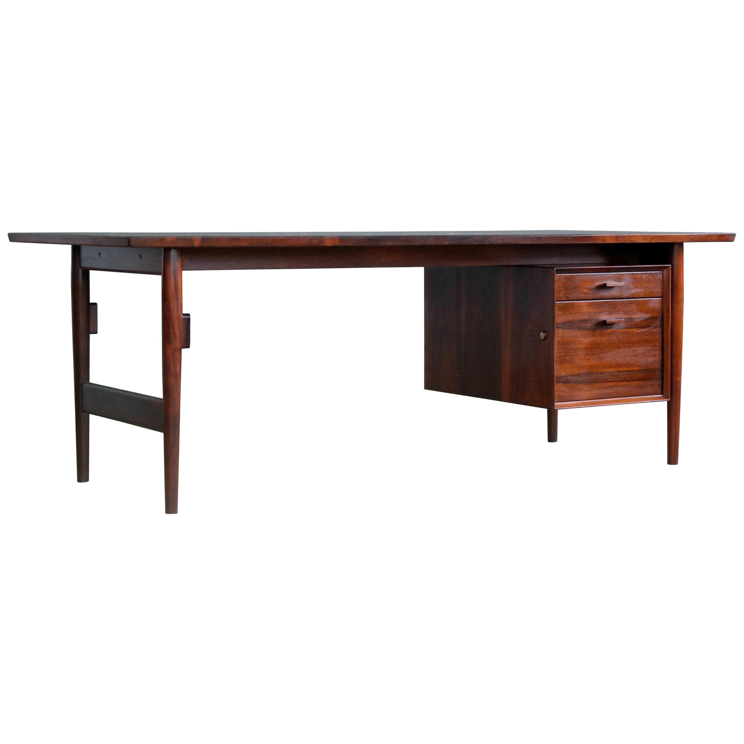 Executive Rosewood Desk by Arne Vodder for Sibast from 1950s