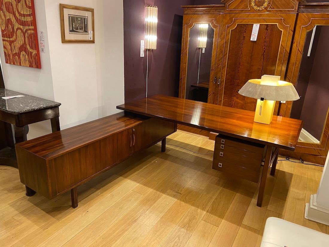Executive Rosewood Writing Desk By Arne Vodder, Danish, 1960's For Sale 2