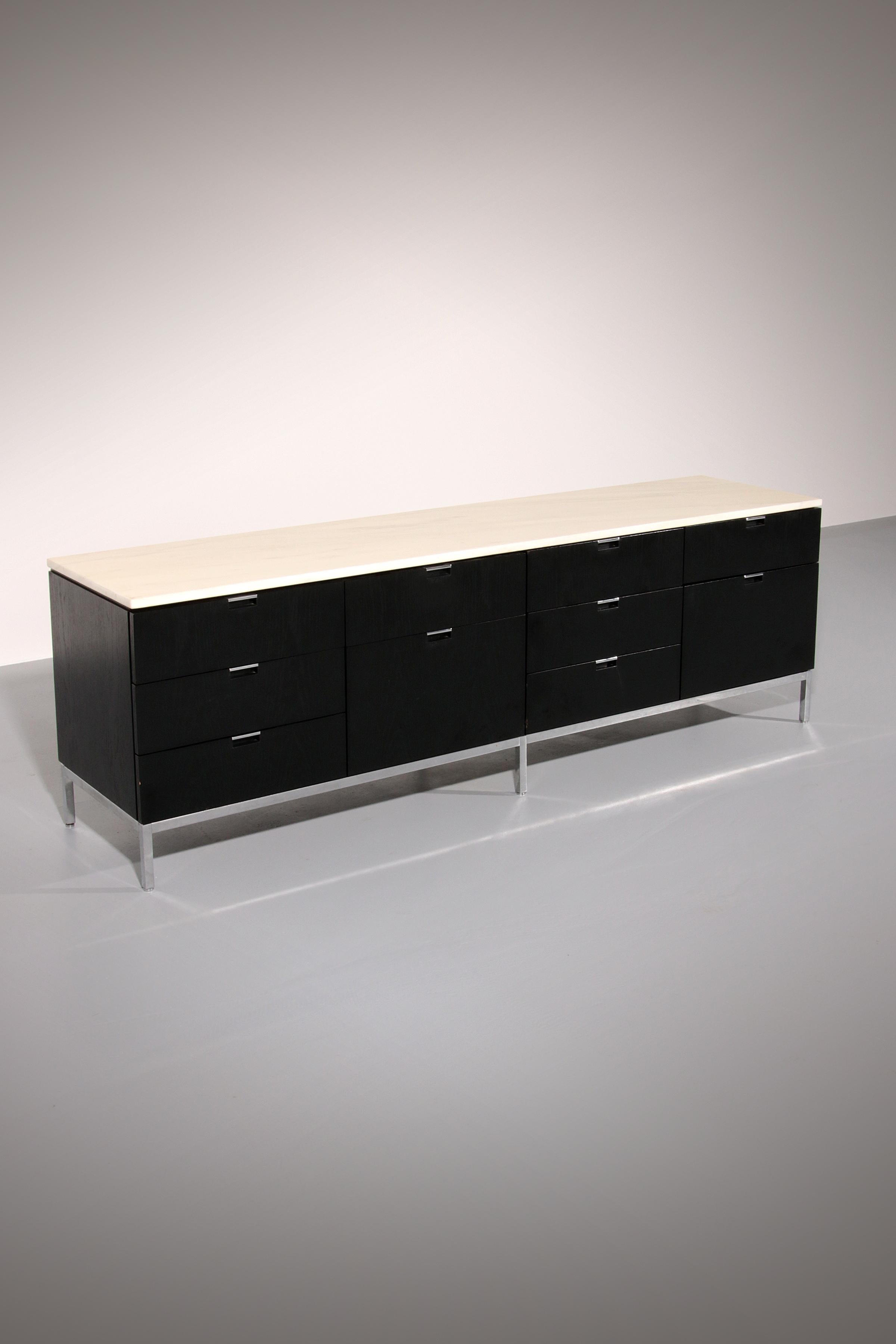 Mid-Century Modern Buffet de direction par Florence Knoll pour Knoll International, 1970 en vente