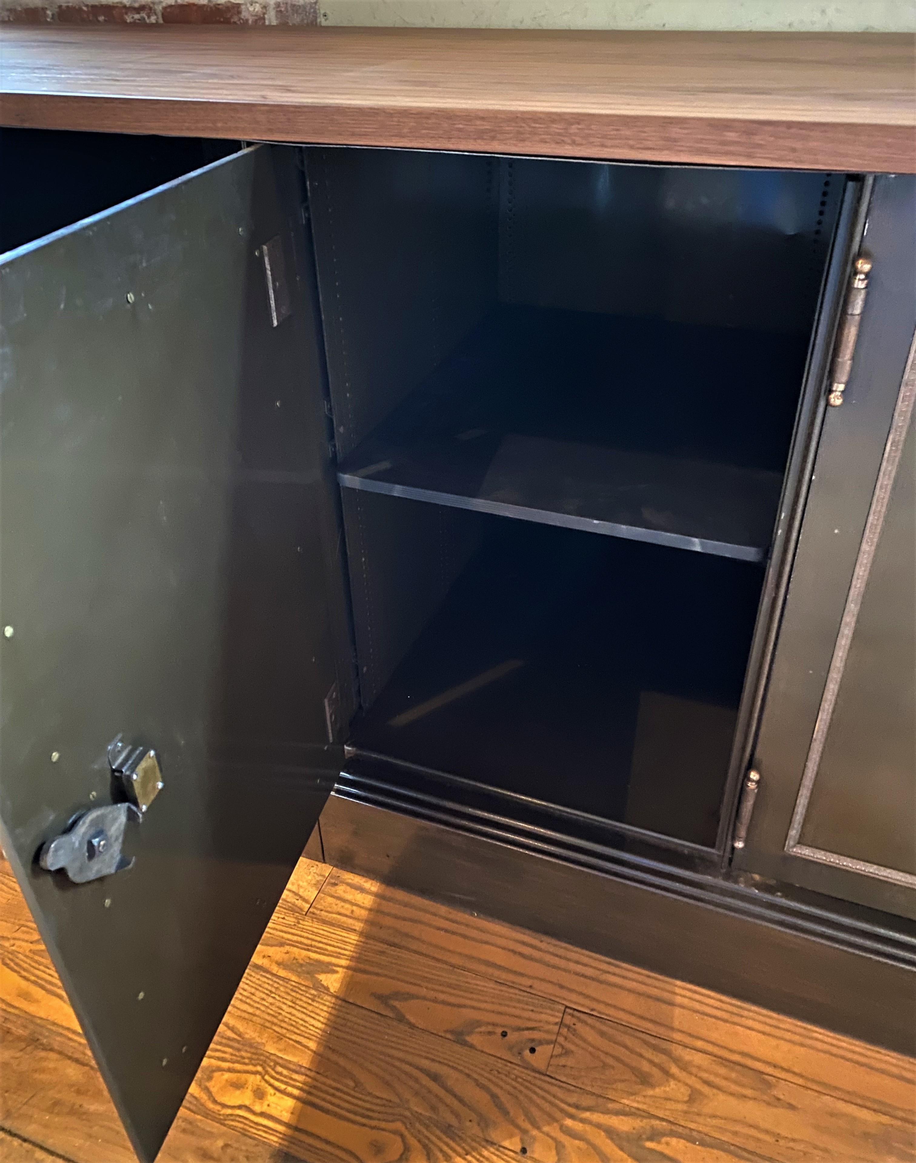 20th Century Executive Steel Cabinet For Sale