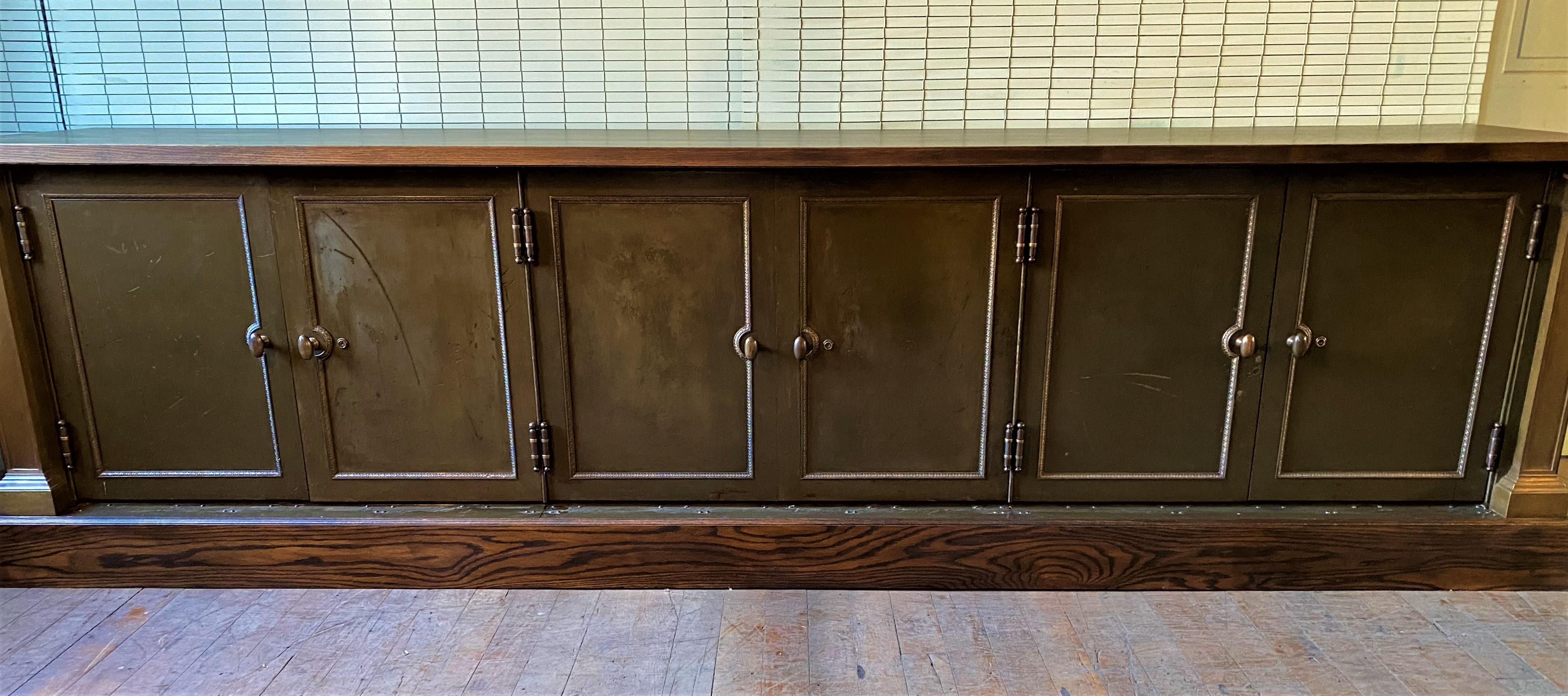 American Executive Steel Credenza / Cabinet For Sale