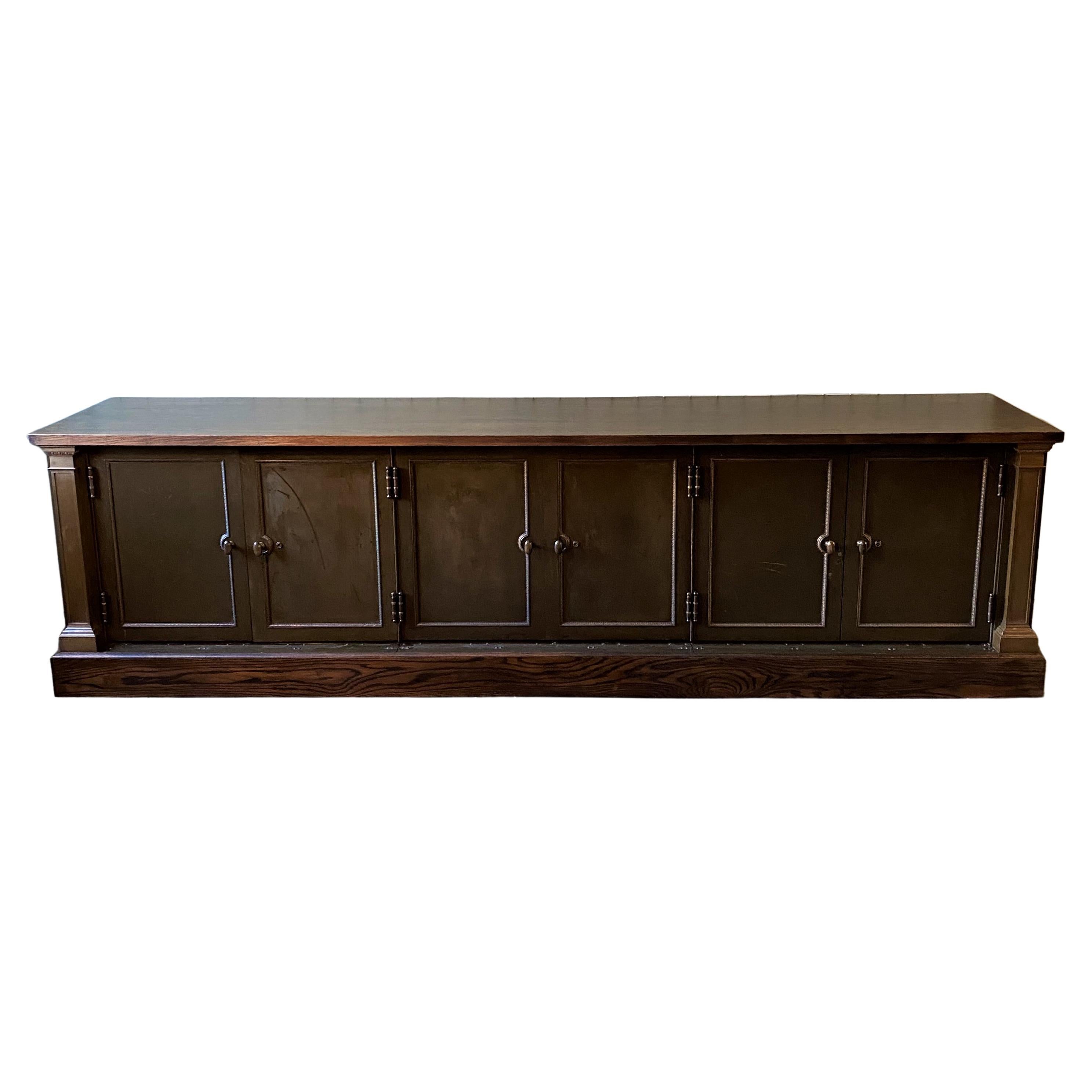 Executive Steel Credenza / Cabinet For Sale