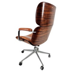 Executive Swivel Desk Chair "Terni" by Ico Parisi for MIM Rome Italy