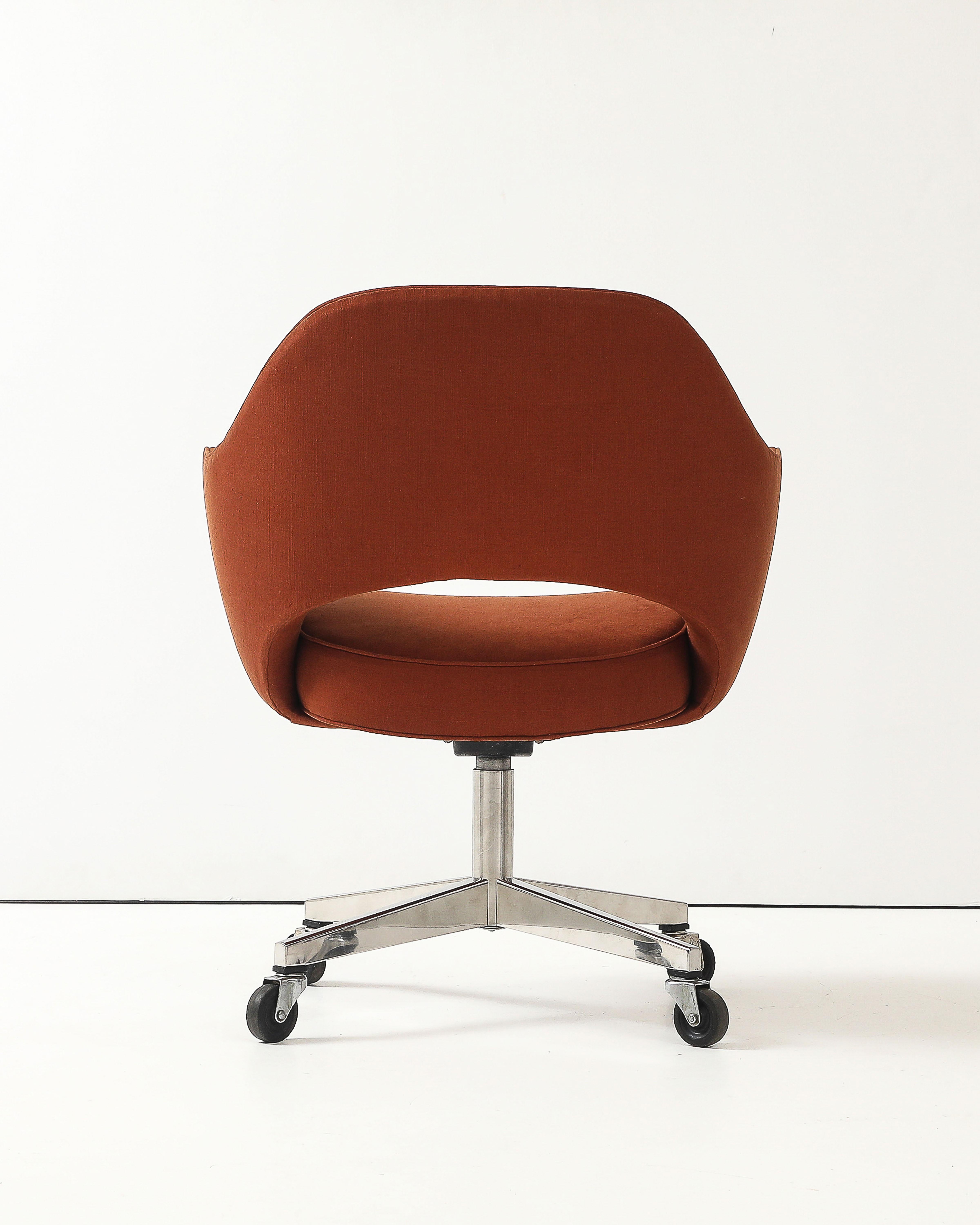 Silla de oficina giratoria de Eero Saarinen para Knoll, c. 1950 en venta 6