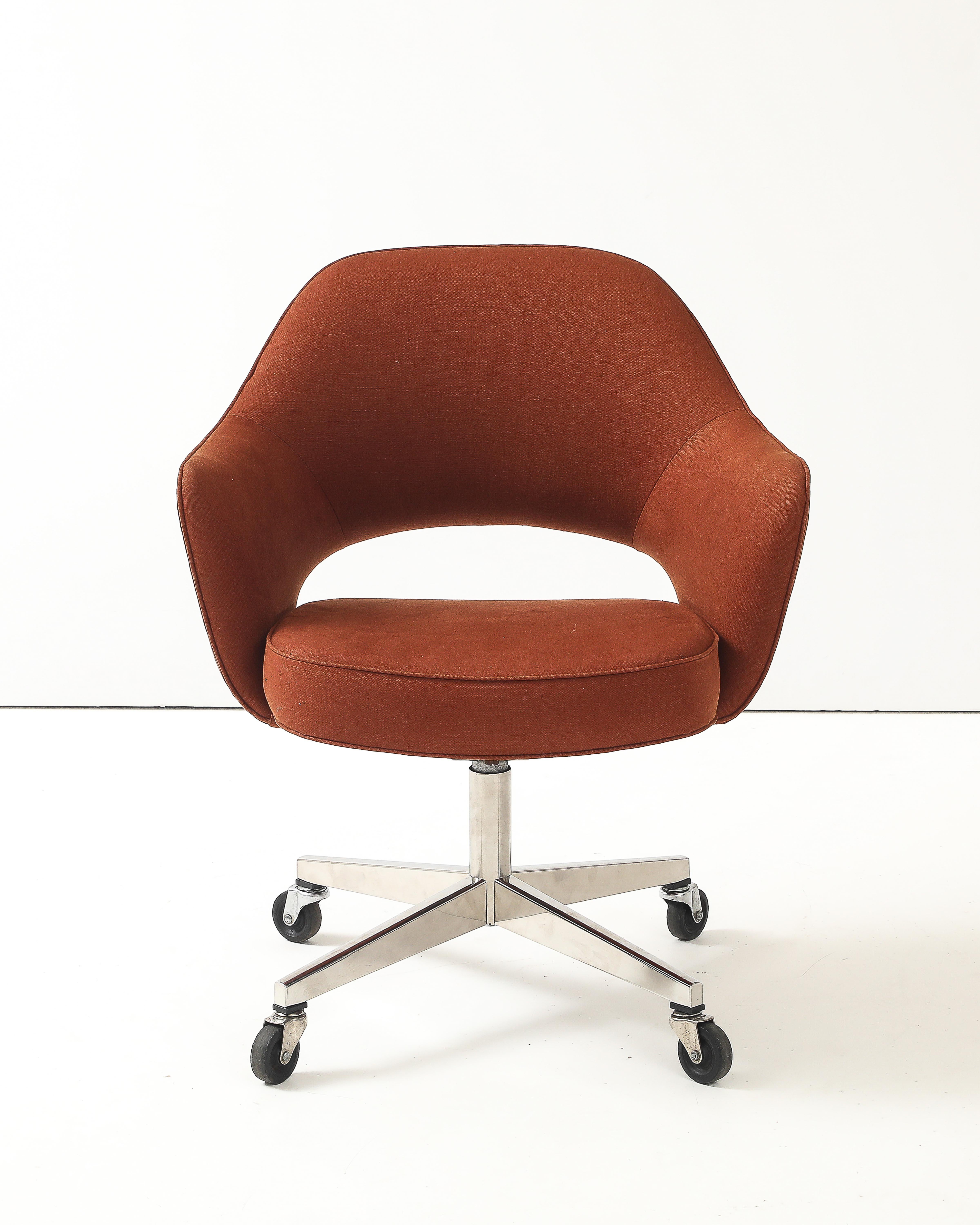Silla de oficina giratoria de Eero Saarinen para Knoll, c. 1950 en Excelente estado para la venta en New York City, NY
