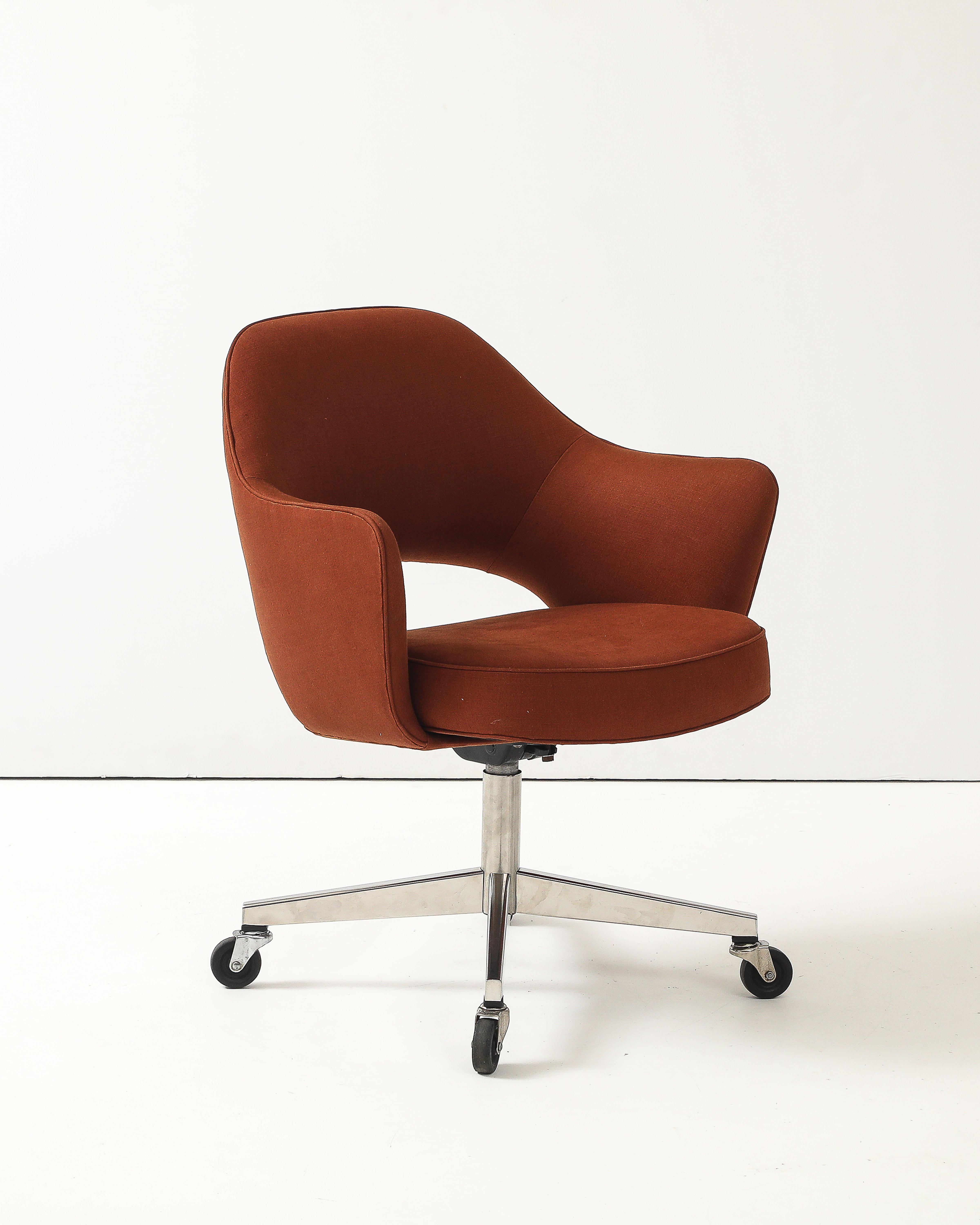 Silla de oficina giratoria de Eero Saarinen para Knoll, c. 1950 en venta 1