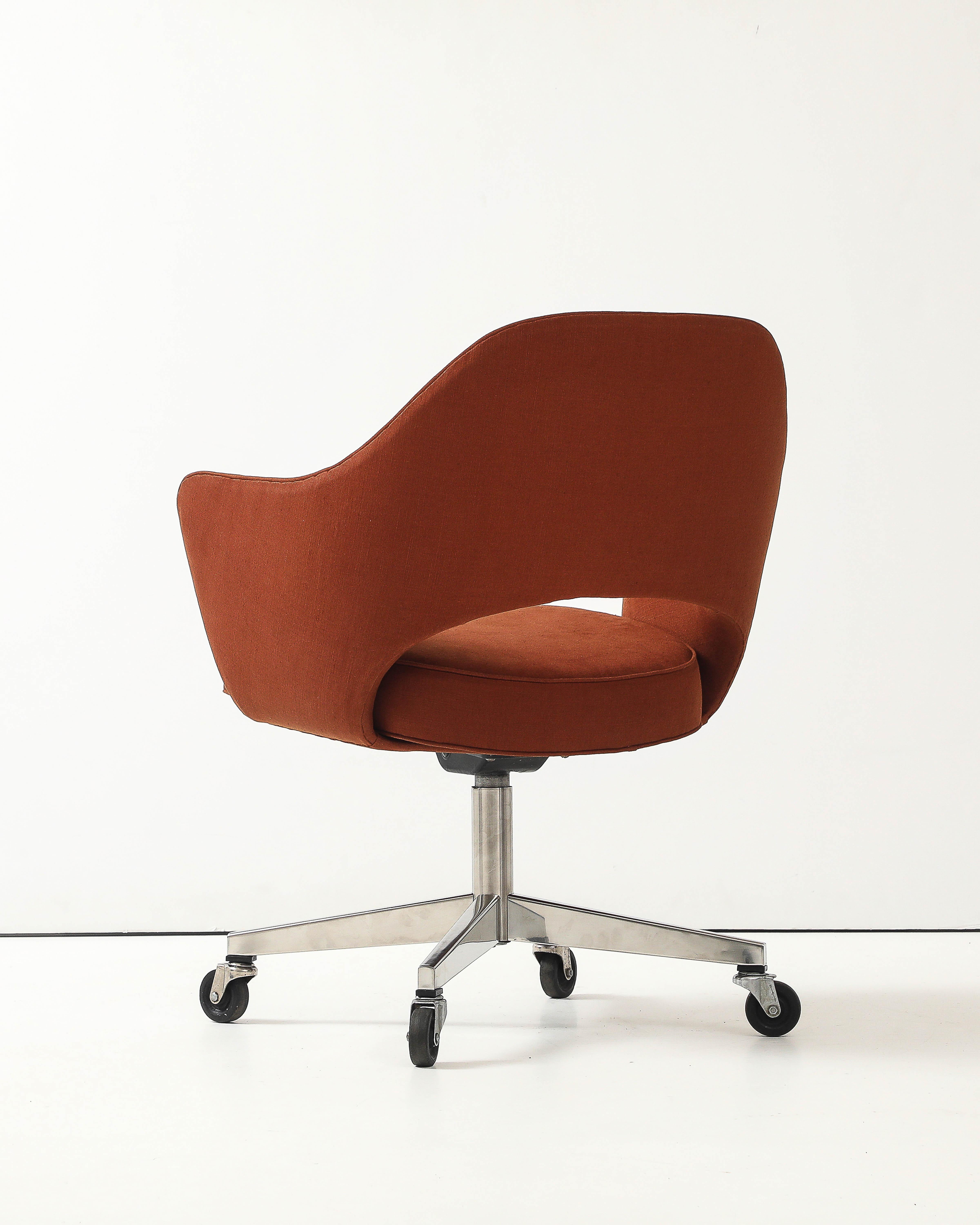Silla de oficina giratoria de Eero Saarinen para Knoll, c. 1950 en venta 4