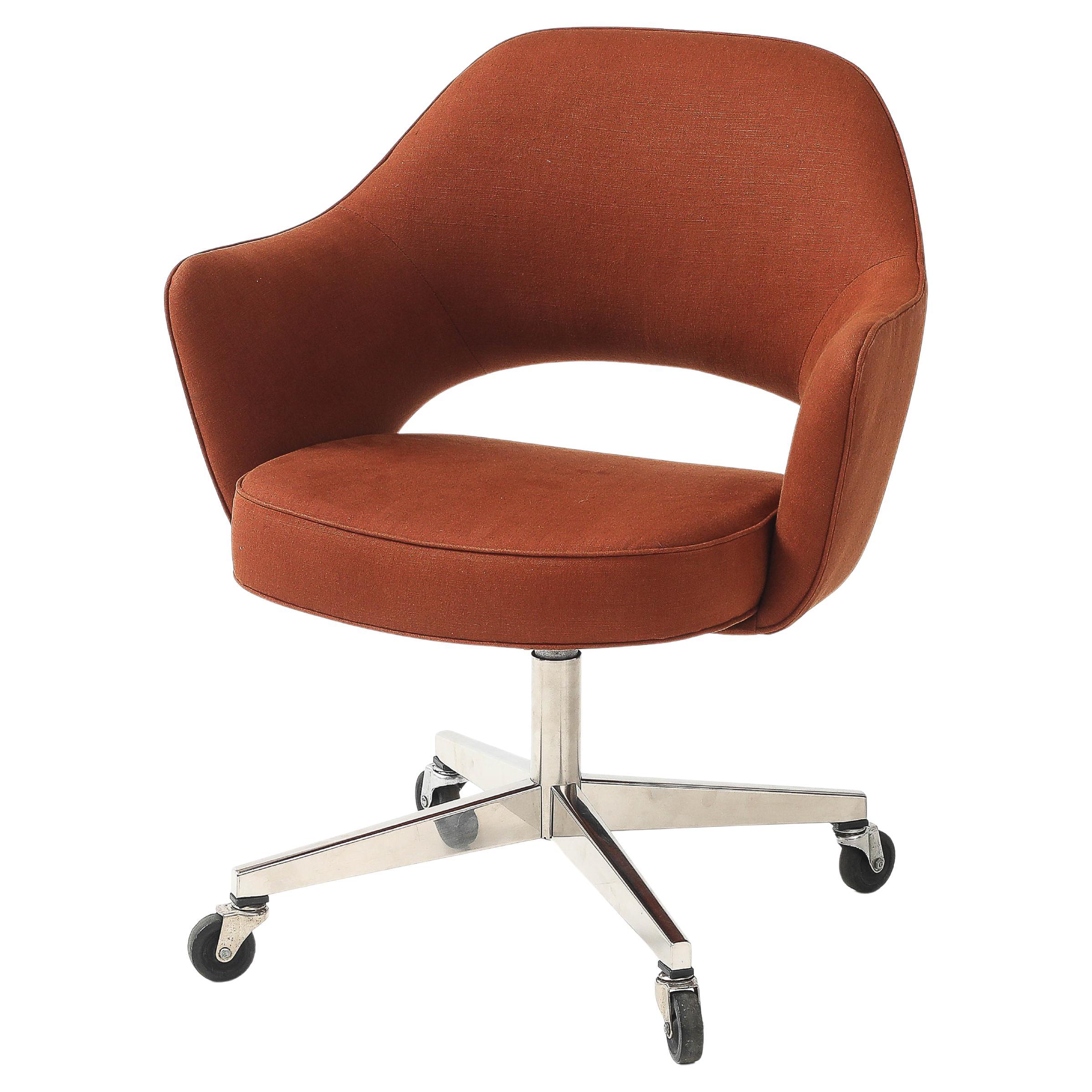 Silla de oficina giratoria de Eero Saarinen para Knoll, c. 1950 en venta