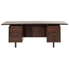 Executive Walnut Desk by Harvey Probber, C. 1950s