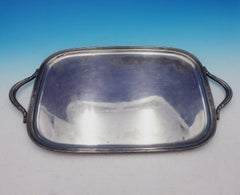 Exemplar by Watson Sterling Silver Tea Set 5-Piece with SP Tray, circa 1714-1727