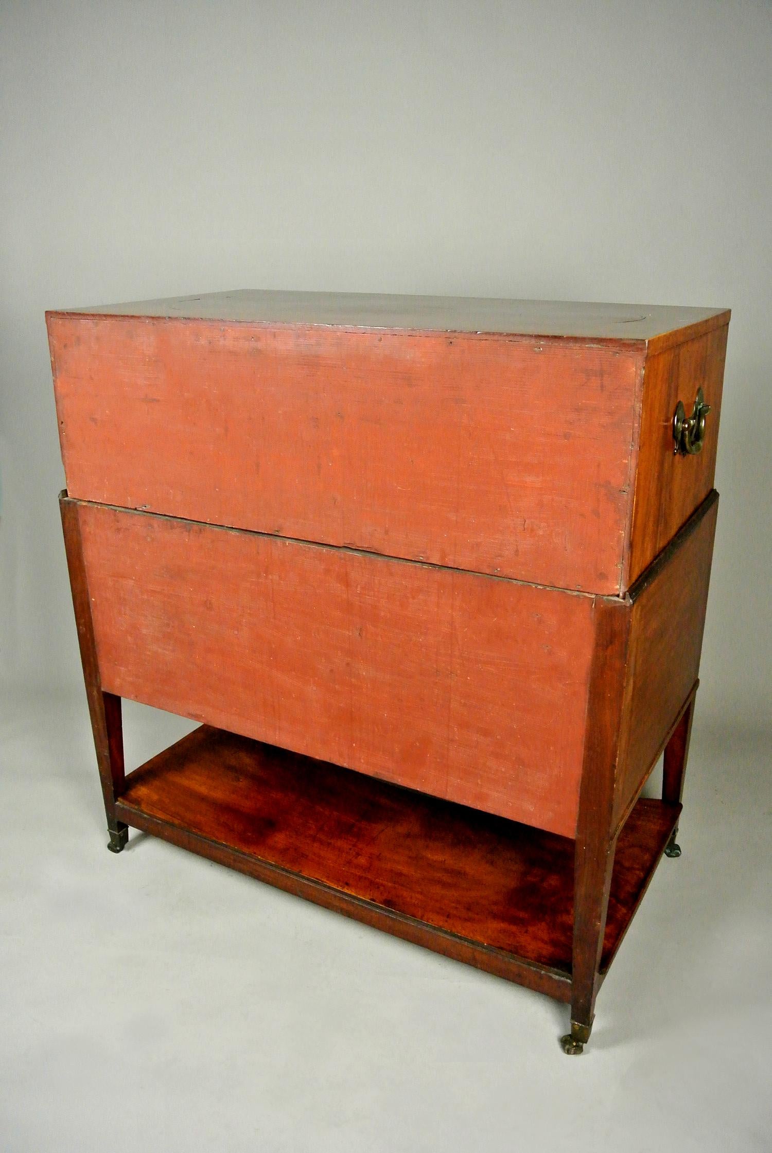 Exemplary George III Mahogany Campaign Desk c. 1790 7
