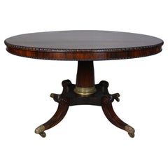 Used Exemplary Regency Rosewood and Gilt Brass Dining Table c. 1820