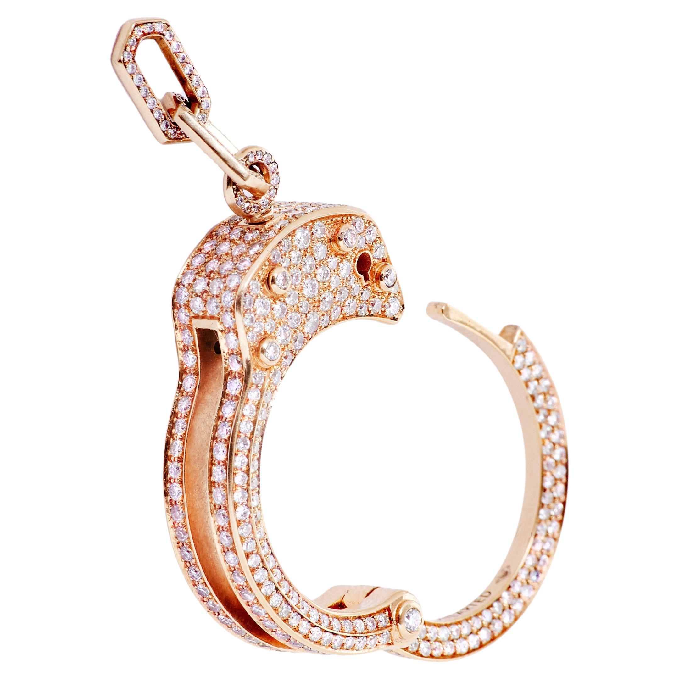 Cohearted Ring / Necklace - 18k Yellow Gold and diamonds - 2.61 carat