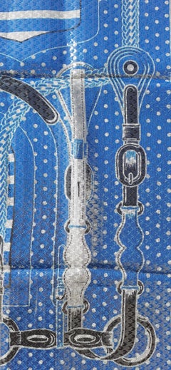 Exeptional Hermès Scarf Disco Coaching Bandana Shiny 55 cm