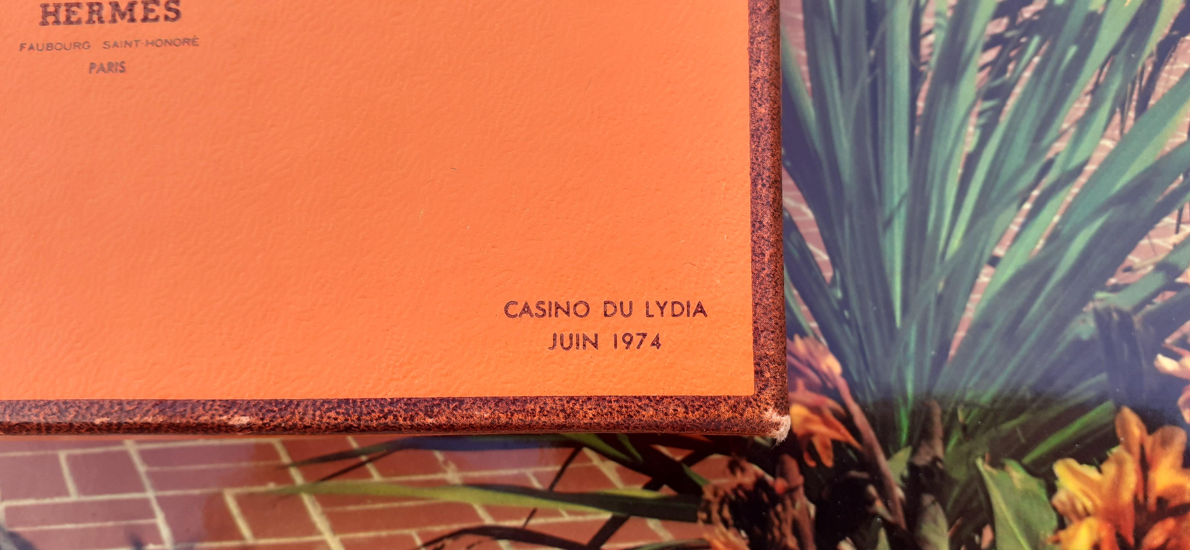 Exeptional Hermès Set von 2 Kartenspielen aus dem Lydia Moonta Liner Casino  1974 im Angebot 3