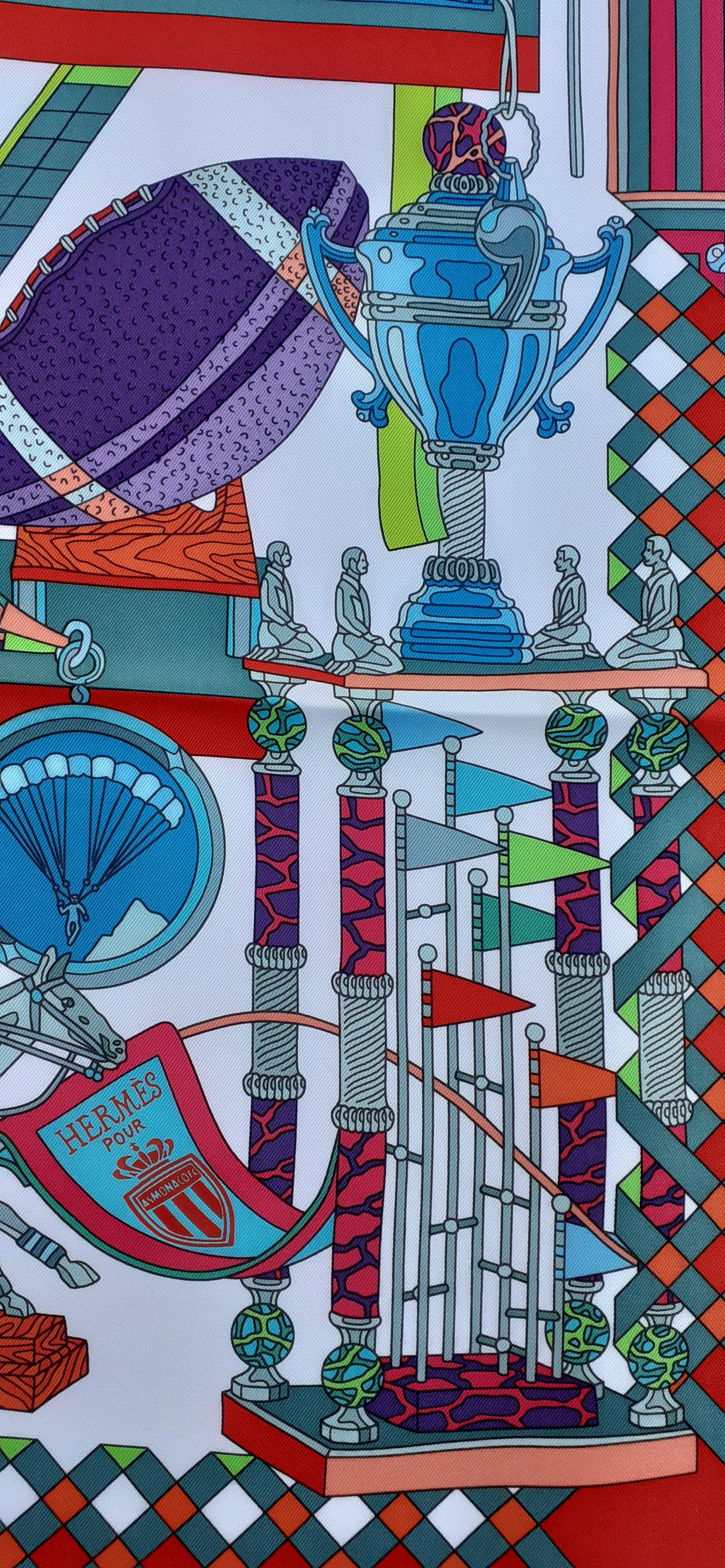 hermes les trophees scarf