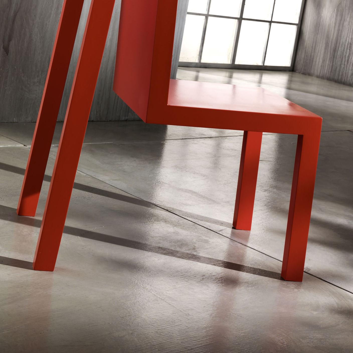 Contemporary Exercice Rouge Chair by Francesco Profili For Sale
