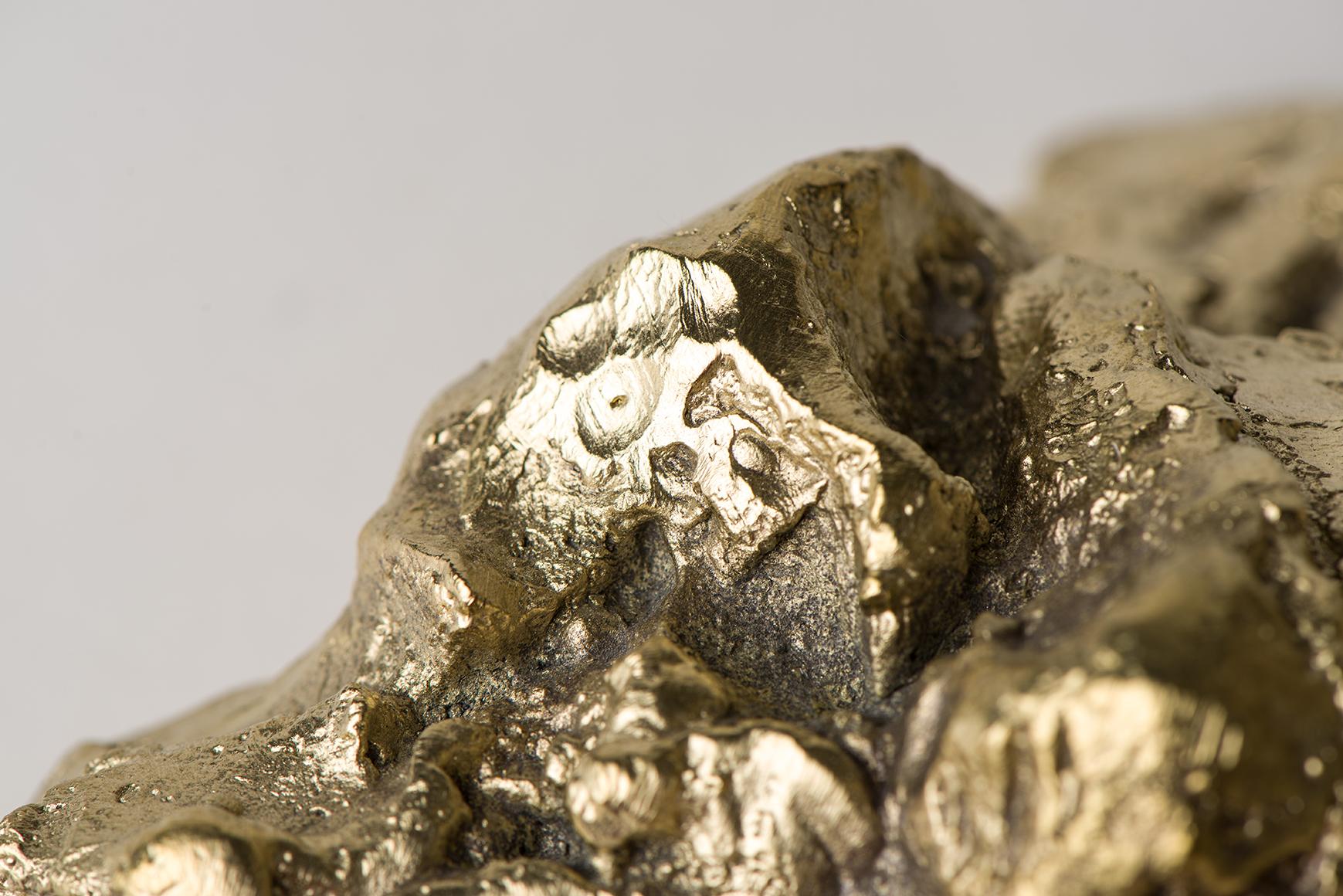 Exhausted, zeitgenössische Skulptur aus Bronzeguss, poliert (Moderne) im Angebot