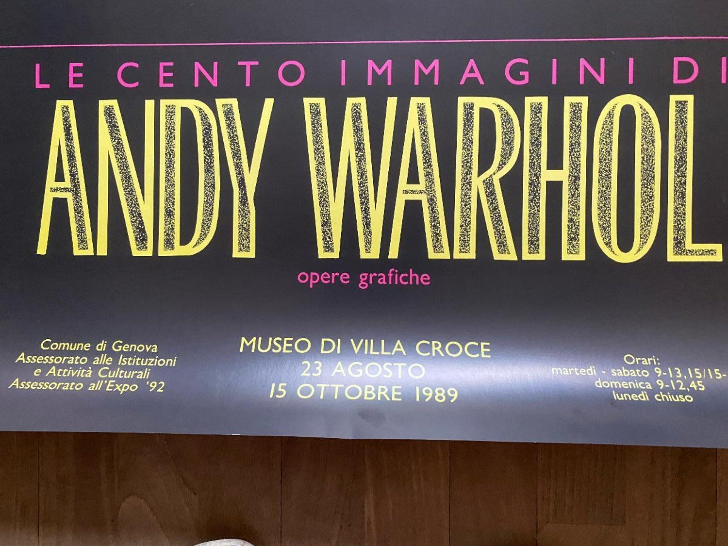 ANDY WARHOLアンディウォーホル毛沢東ポスター1989年ニューヨーク展 ANDY WARHOLアンディウォーホル毛沢東ポスター1989年ニューヨーク展