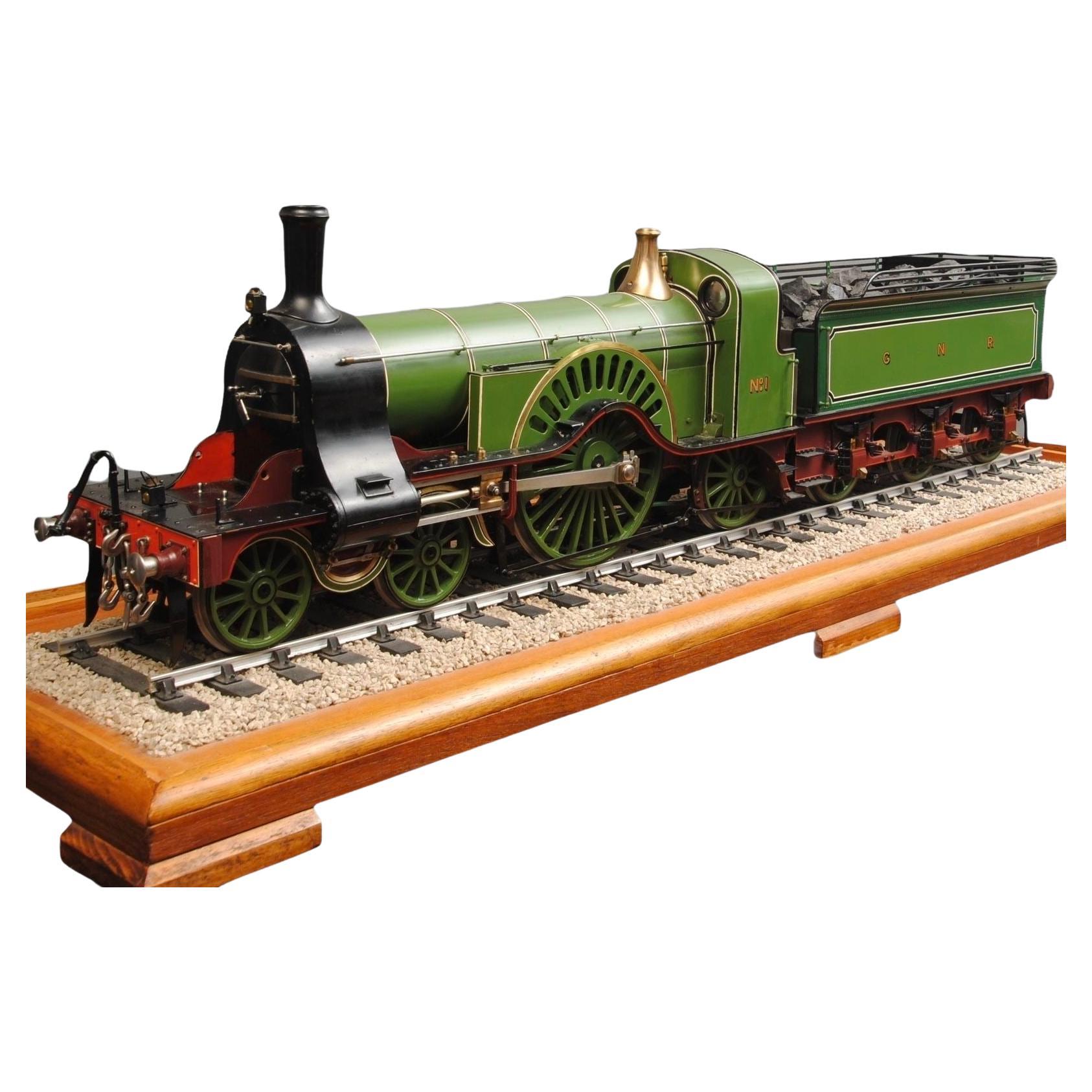 Exhibition Quality 3.5" Live Steam Model of a GNR Sterling No. 1