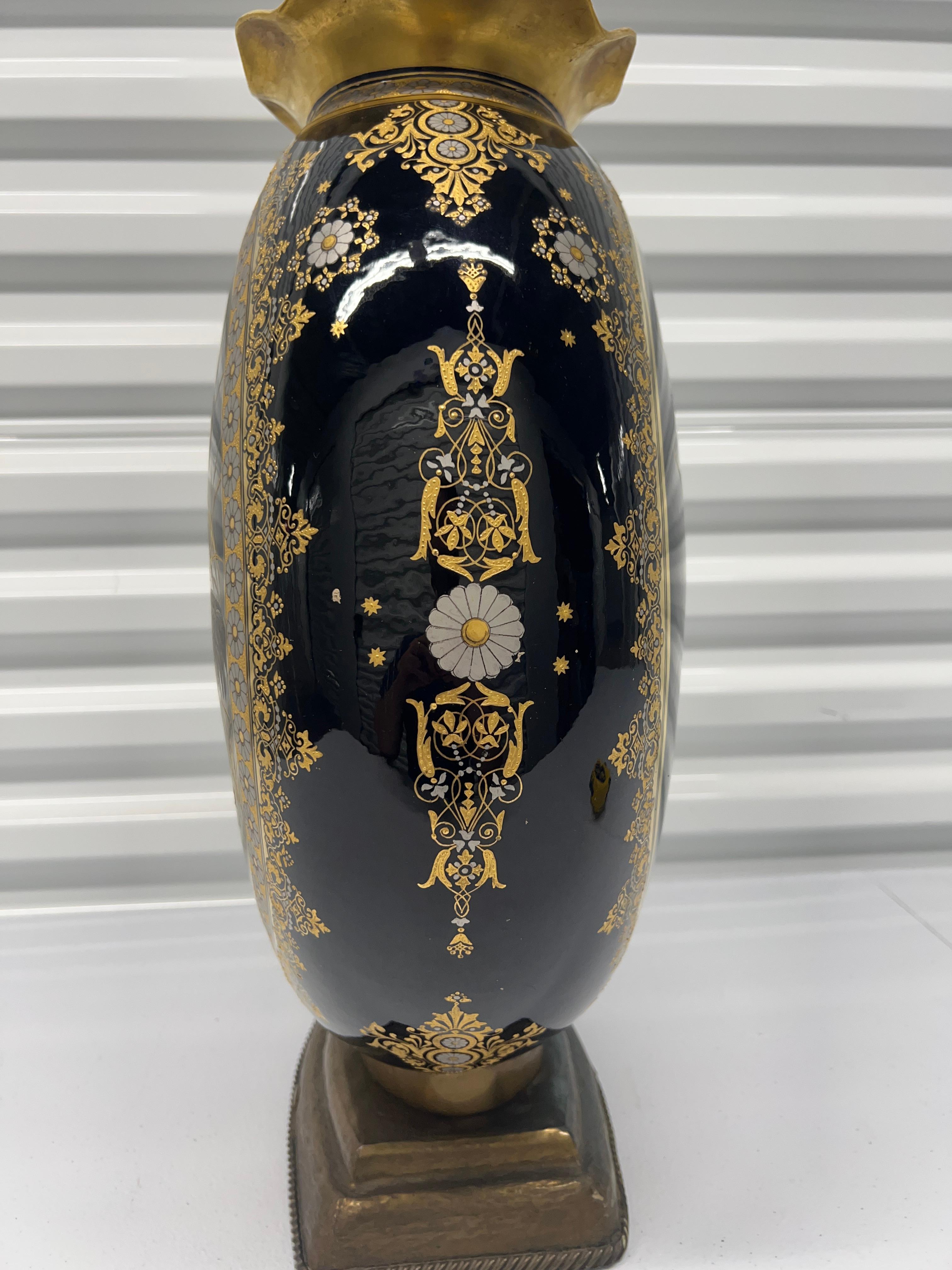 XIX secolo Vaso in porcellana Coalport Porcelain 