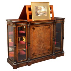 Exhibition Quality Credenza with Picture Stand and Storage
