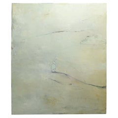 Existential Bunny Painting, Acrylic on Canvas