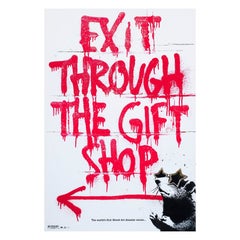 Salida a través de la tienda de regalos 2010 US 1 Sheet Film Poster, Banksy