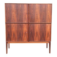 Exklusiver Mid Century modern 60er Luxus Barschrank Sideboard Highboard