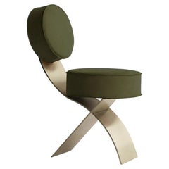Exo Chair in Satin stainless-steel by Andrea Tognon for Mingardo