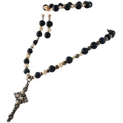 Pre-appraised Exolette Silver Tanzanite Lapis Lazuli Cultured Pearl Parure