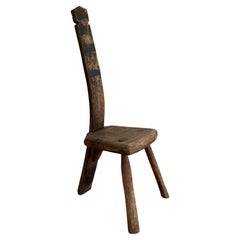Exotic African Accented Primitive Stool