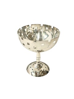 Fruttiera esotica in lega di metallo, oggetto di design di Raju Peddada - "Amfortas".