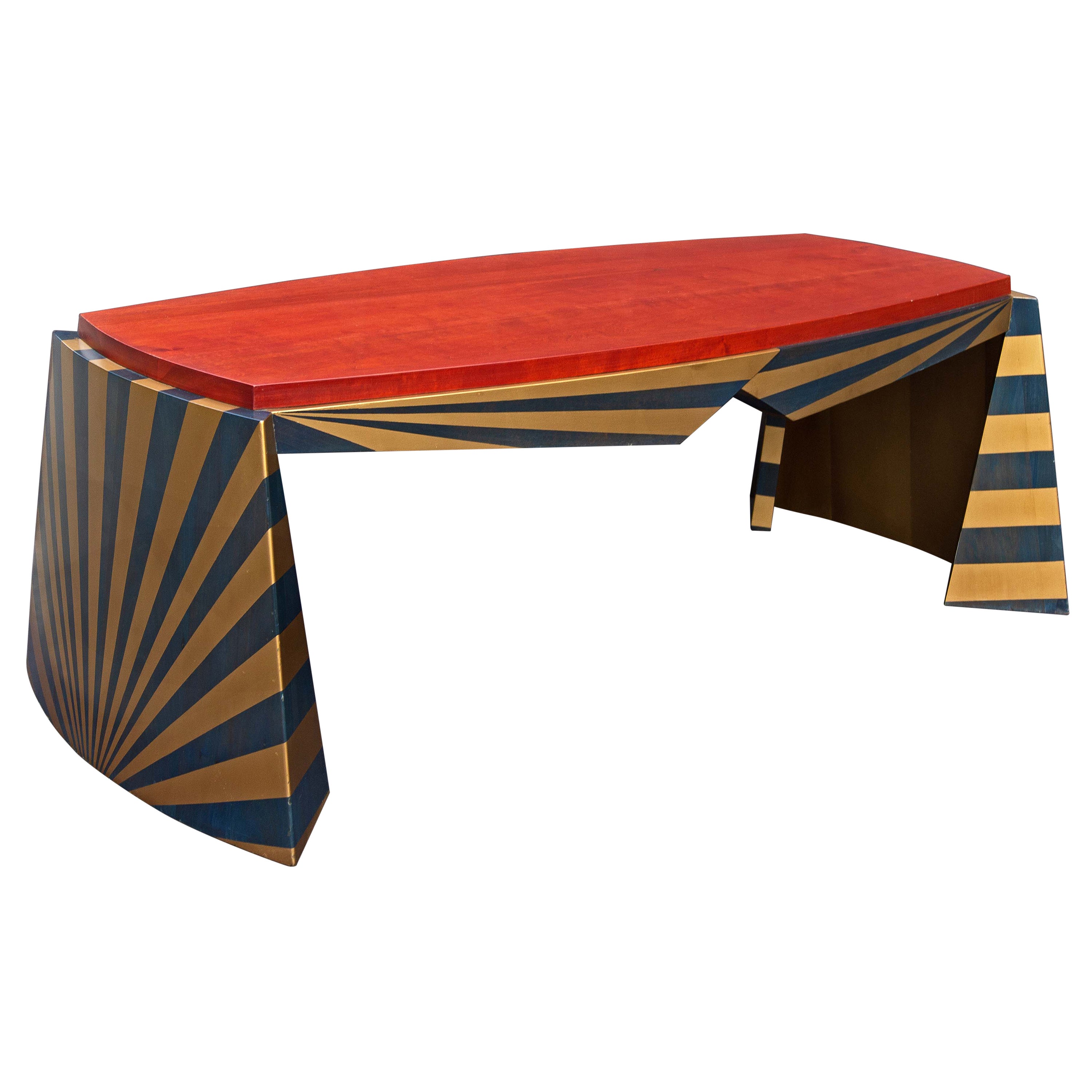 Exotic American Studio Craft Sculptural Coffee Table