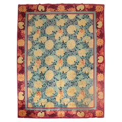 Exotic Antique Chinese Art Deco Carpet