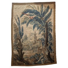 Exotic Aubusson tapestry from Louis XV