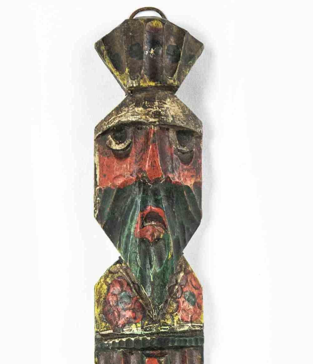 Unknown Exotic Decorated Totem, Mid-20th Century