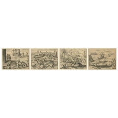 Exotic Encounters: Giant Crabs, Tortoises, Whales, and Cockfights - De Bry, 1598