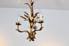 Exotic Hollywood Regency Wheat Sheaf Chandelier by Hans Kögl, Germany, 1970s