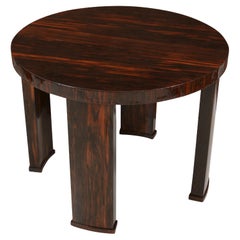 Exotic Lacquered Madagascar Side Table