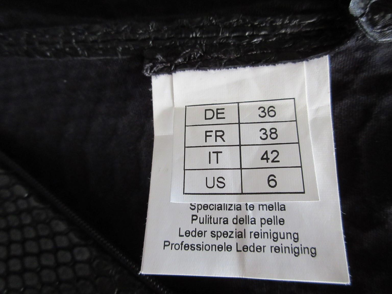 Exotic Leather Black Dress Stretch Small 6 For Sale 3