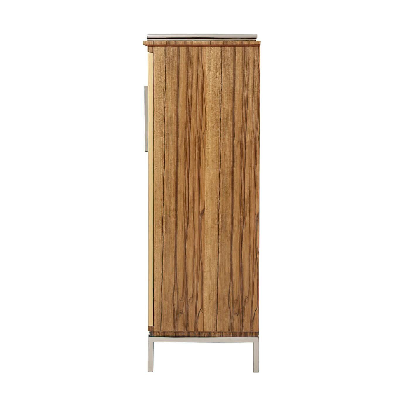 Contemporary Mid Century Side Cabinet For Sale