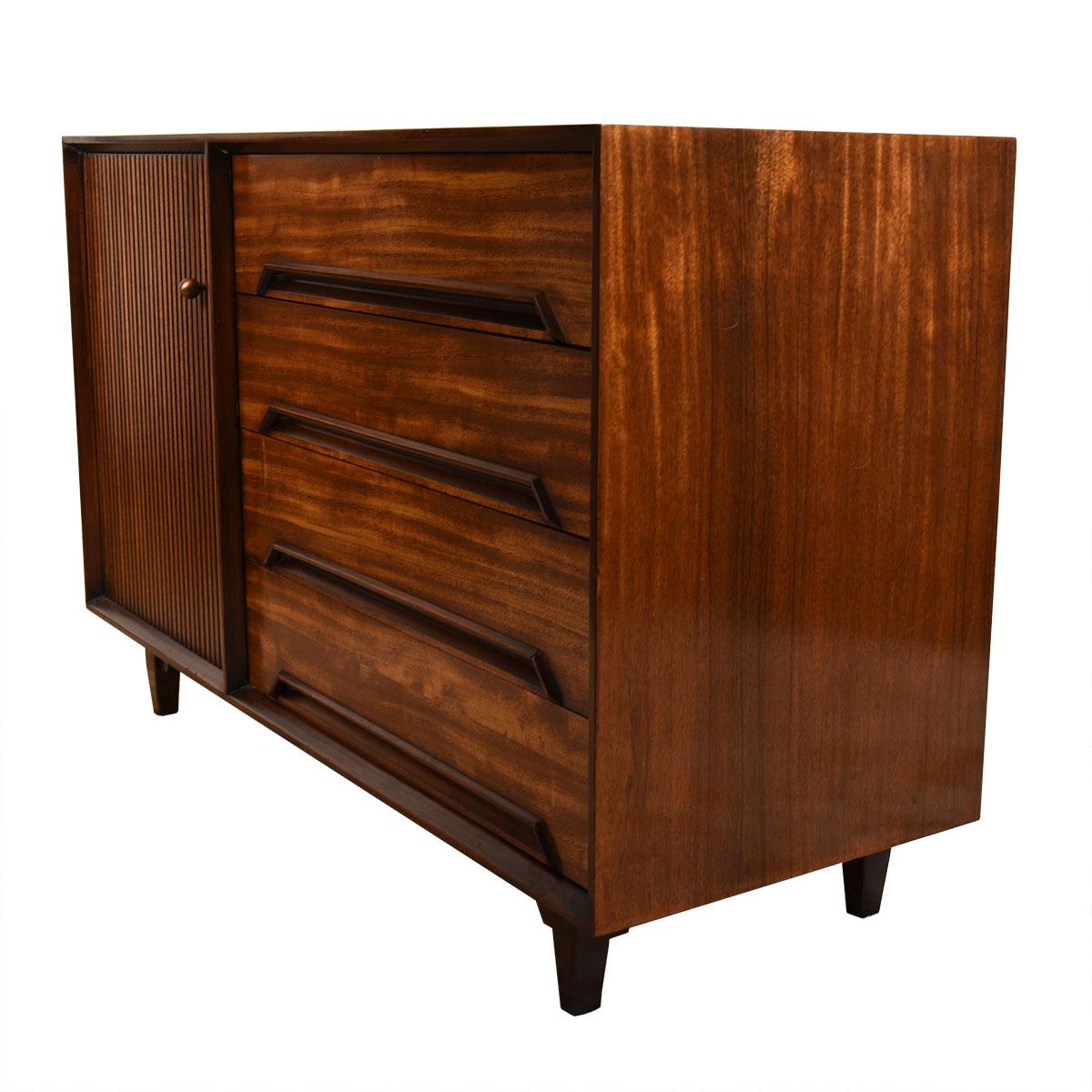 20th Century Exotic Mindoro Wood Cabinet by Milo Baughman for Drexel Perspective, 1951 For Sale