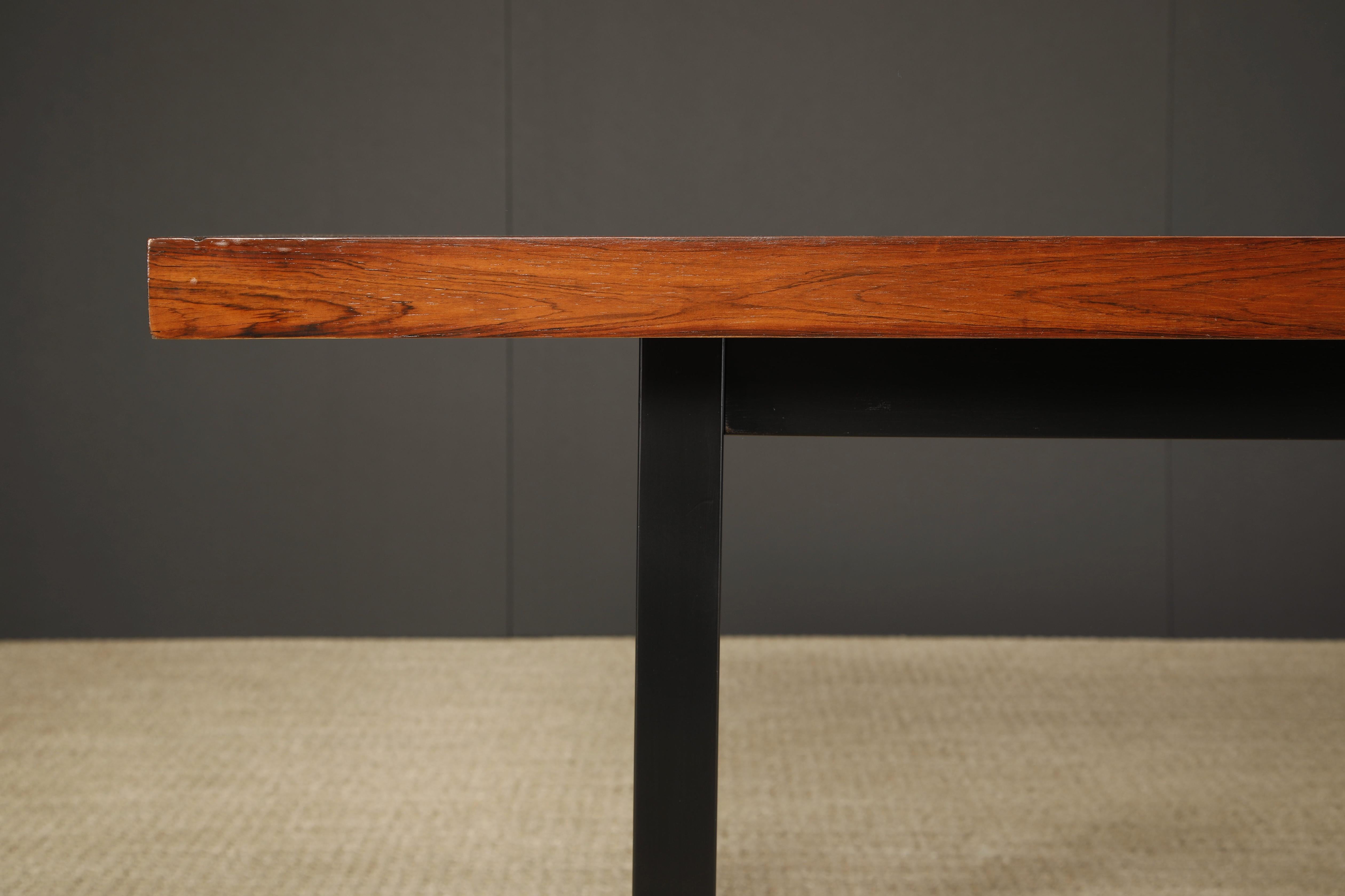 Exotic Mixed Woods Dining Table by Milo Baughman for Directional, 1960s For Sale 4